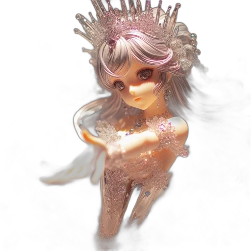 crown, jewelry, creature, 3d render transparent PNG cut-out