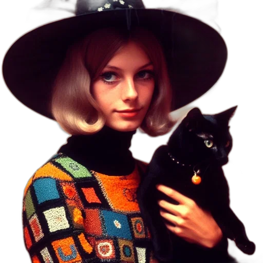 hat, dress, jacket, fantasy art transparent PNG cut-out