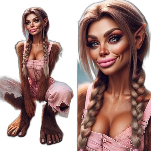creature, fantasy art, concept art, photorealistic transparent PNG cut-out