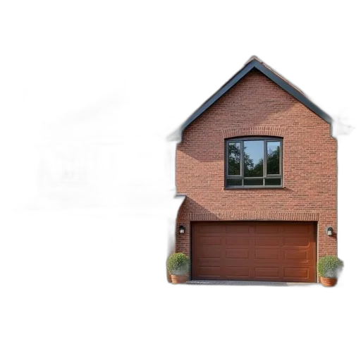 building, furniture, car, 3d render transparent PNG cut-out