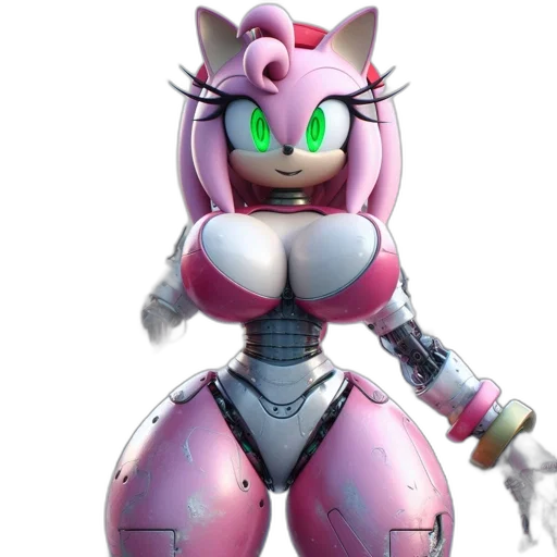robot, weapon, 3d render, concept art transparent PNG cut-out