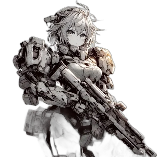 weapon, robot, concept art, anime transparent PNG cut-out
