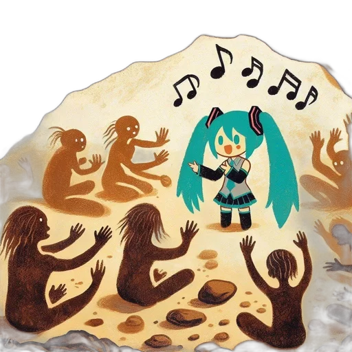 creature, concept art, watercolor, anime transparent PNG cut-out