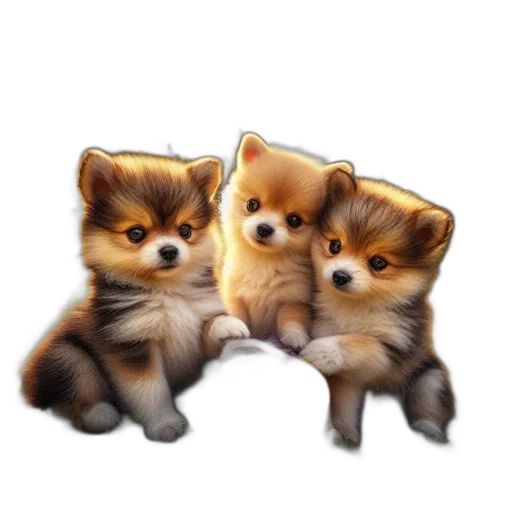 animal, photorealistic, oil painting, 3d render transparent PNG cut-out