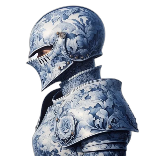 mask, sword, crown, robot transparent PNG cut-out