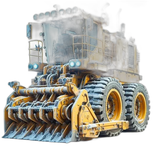 robot, car, weapon, 3d render transparent PNG cut-out