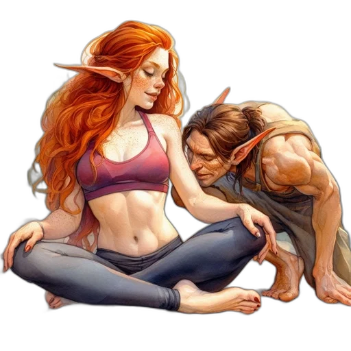 fantasy art, concept art, comic book art, photorealistic transparent PNG cut-out