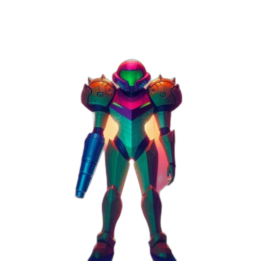 robot, weapon, creature, jacket transparent PNG cut-out