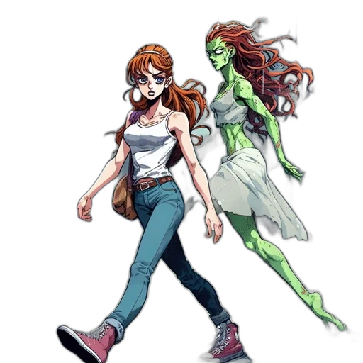 concept art, comic book art, pixel art, fantasy art transparent PNG cut-out