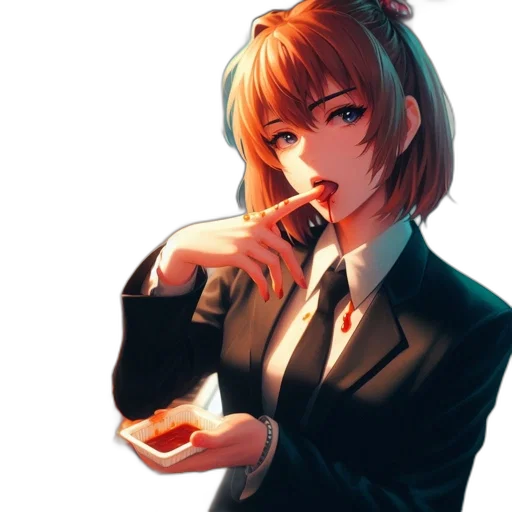 food, staff, weapon, face transparent PNG cut-out