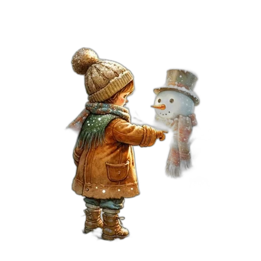 hat, staff, jacket, robot transparent PNG cut-out