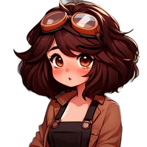 staff, hair, jacket, face transparent PNG cut-out