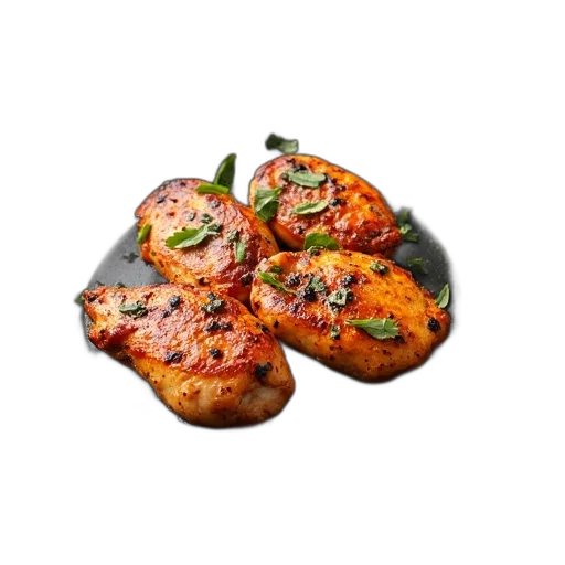 food, 3d render, photorealistic, chicken transparent PNG cut-out