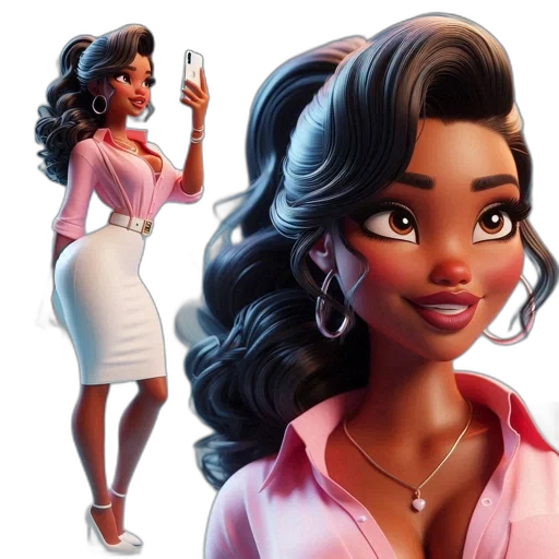 concept art, cartoon, 3d render, comic book art transparent PNG cut-out