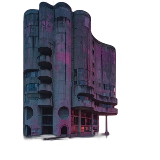 building, robot, furniture, 3d render transparent PNG cut-out
