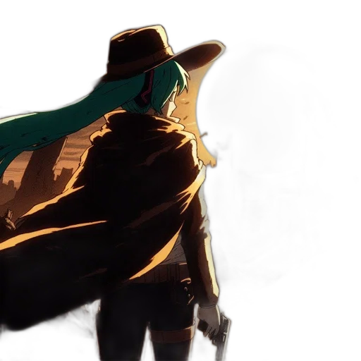 jacket, hat, weapon, sword transparent PNG cut-out