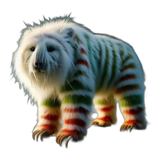 creature, animal, dragon, hair transparent PNG cut-out