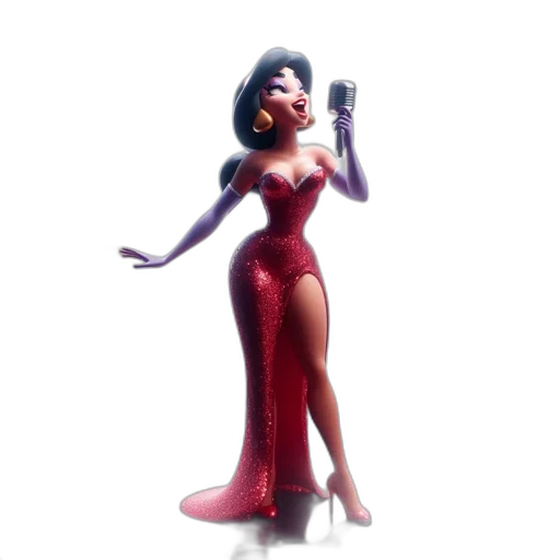 dress, concept art, 3d render, cartoon transparent PNG cut-out