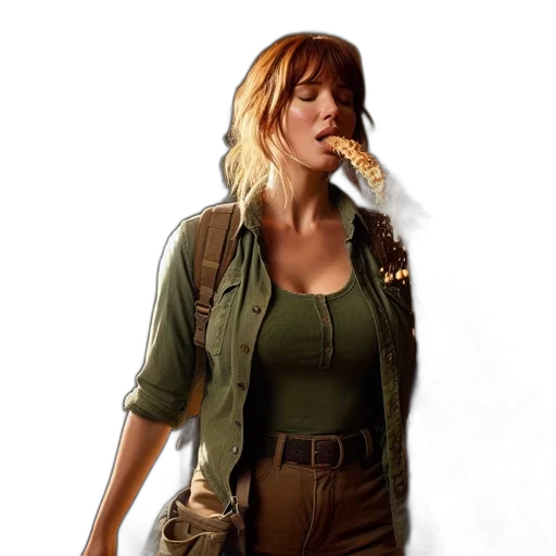 staff, jacket, concept art, photorealistic transparent PNG cut-out