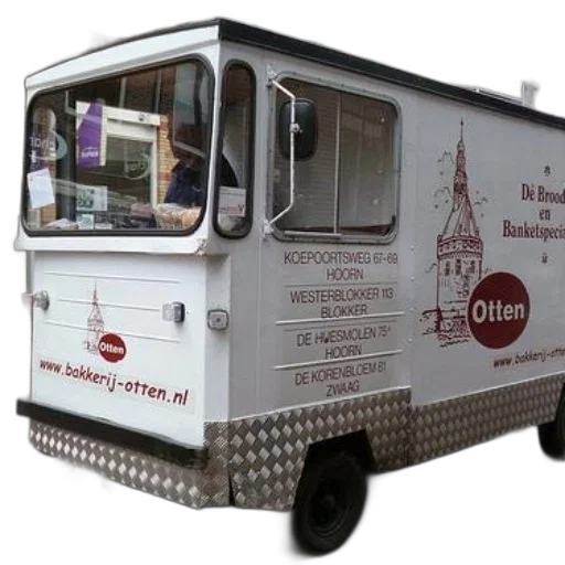 white, delivery, truck, word transparent PNG cut-out
