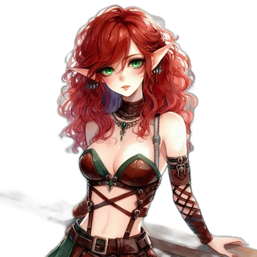 staff, dragon, dress, fantasy art transparent PNG cut-out