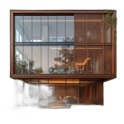 building, furniture, 3d render, photorealistic transparent PNG cut-out