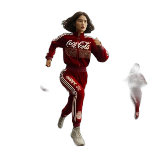 jacket, hair, creature, robot transparent PNG cut-out