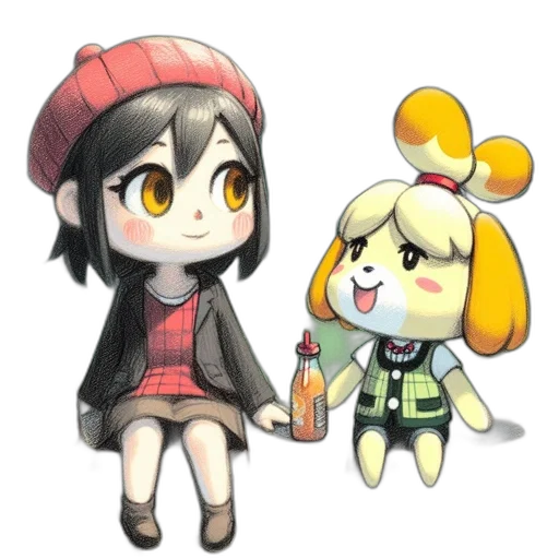 hat, staff, pixel art, concept art transparent PNG cut-out