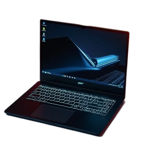 staff, 3d render, cyberpunk, red transparent PNG cut-out