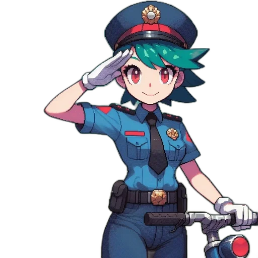 staff, weapon, hat, robot transparent PNG cut-out