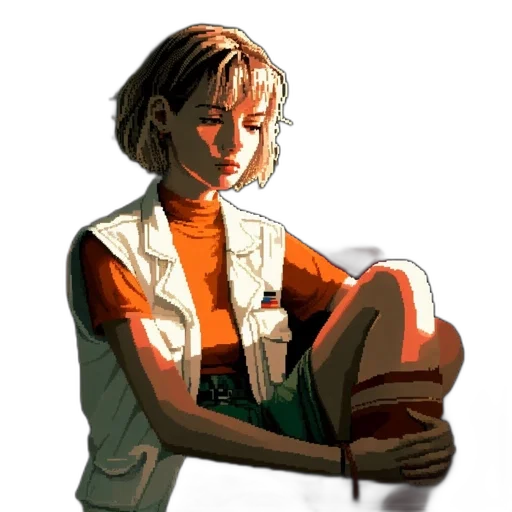 jacket, staff, face, robot transparent PNG cut-out