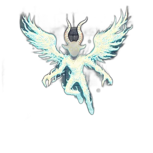dragon, staff, creature, animal transparent PNG cut-out