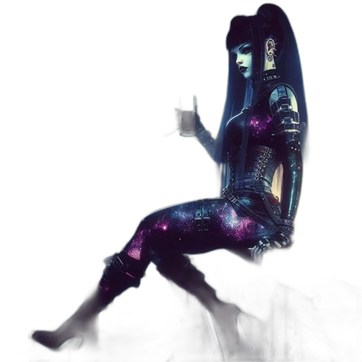 dress, creature, robot, concept art transparent PNG cut-out
