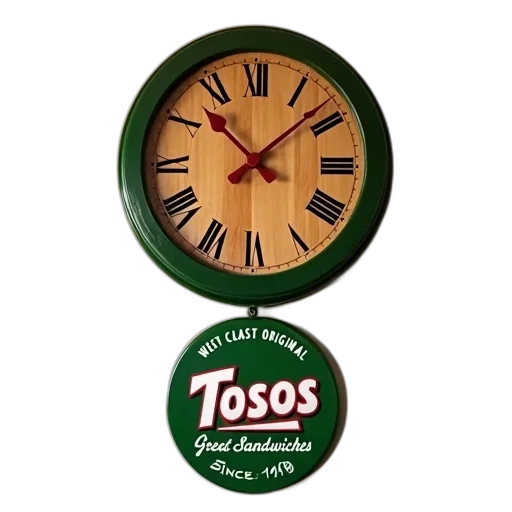 clock, wooden, face, green transparent PNG cut-out
