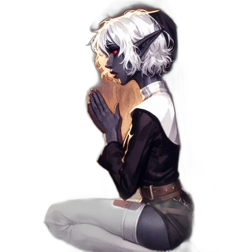 mask, jacket, staff, robot transparent PNG cut-out