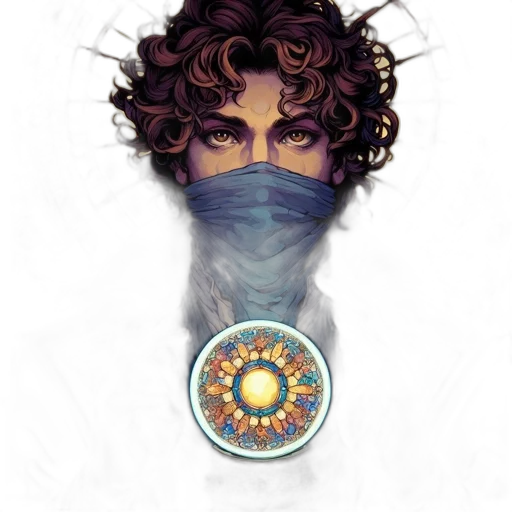 mask, staff, face, jewelry transparent PNG cut-out
