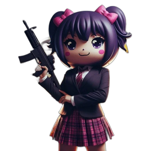 weapon, animal, staff, anime transparent PNG cut-out