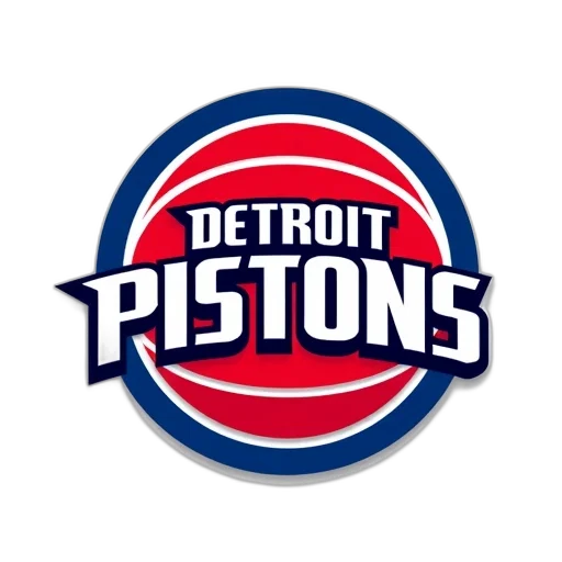 stylized, logo, detroit, pistons transparent PNG cut-out