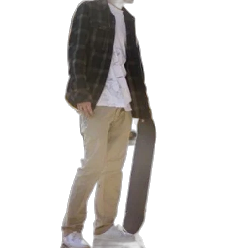 jacket, staff, creature, shoes transparent PNG cut-out