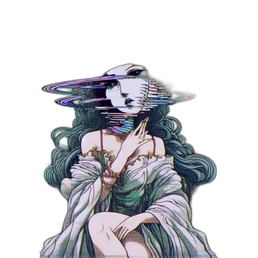 dress, mask, crown, creature transparent PNG cut-out
