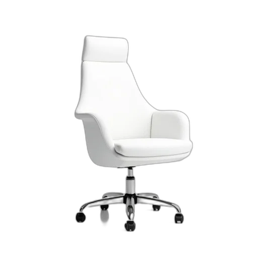 furniture, 3d render, white, office transparent PNG cut-out