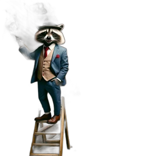 staff, mask, jacket, robot transparent PNG cut-out