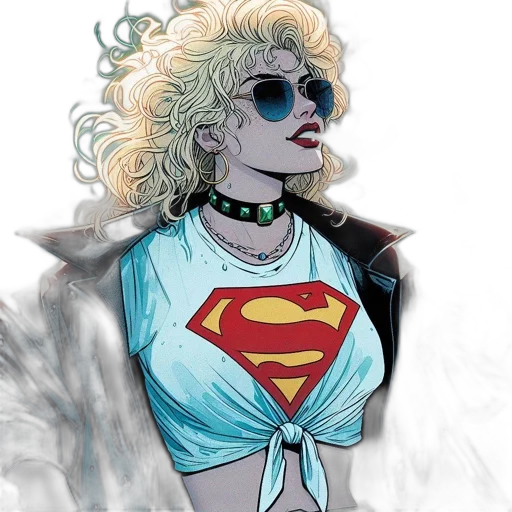 comic book art, concept art, cartoon, fantasy art transparent PNG cut-out