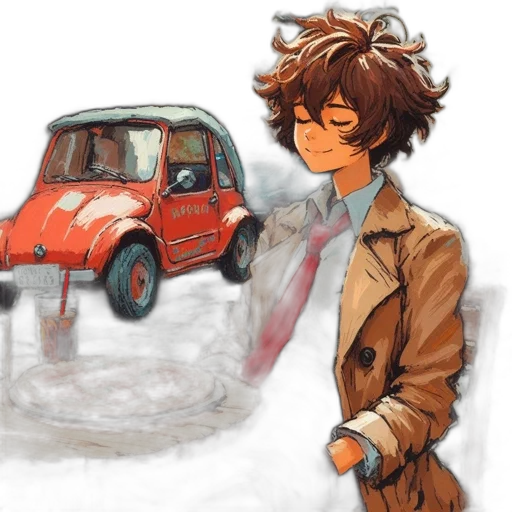 car, jacket, robot, mask transparent PNG cut-out