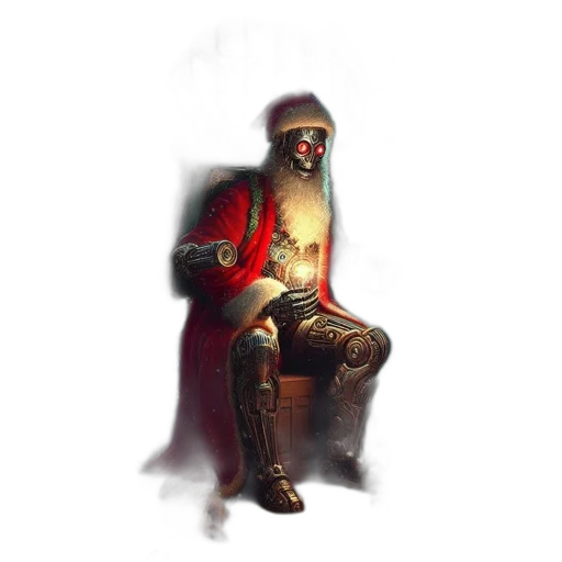 staff, sword, crown, robot transparent PNG cut-out