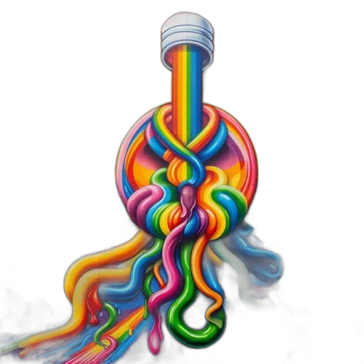 bottle, hair, umbrella, staff transparent PNG cut-out