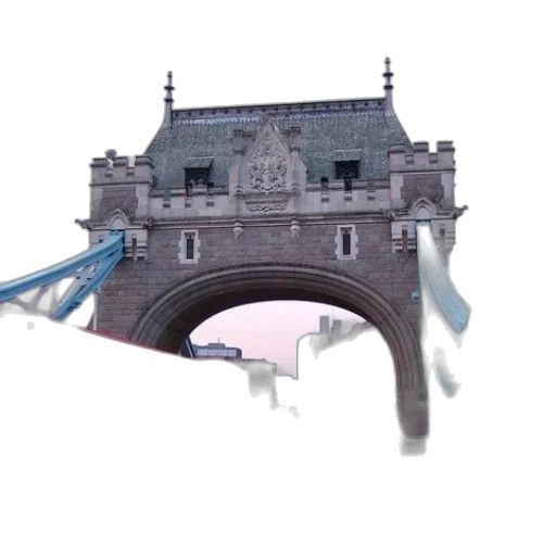 building, staff, umbrella, dragon transparent PNG cut-out