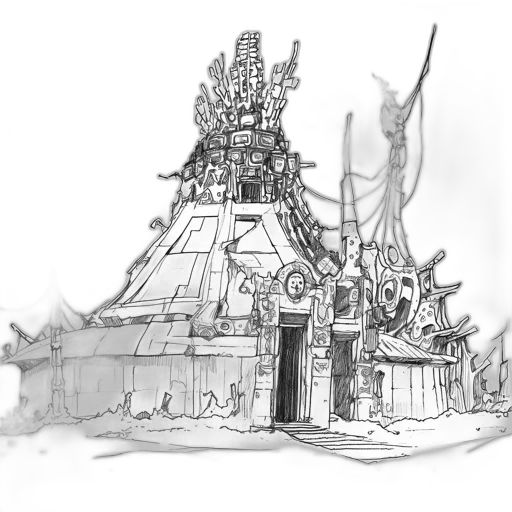 building, weapon, concept art, fantasy art transparent PNG cut-out