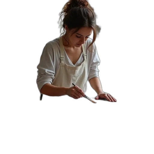 staff, hair, jewelry, dress transparent PNG cut-out
