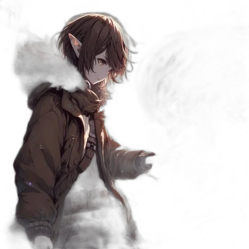 jacket, face, creature, mask transparent PNG cut-out